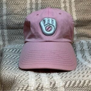 47 Pink Milwaukee Brewers Clean Up strapback